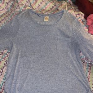 Soft blue sweater shirt